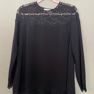 Zimmerman long sleeve black Lacey top